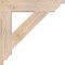Ekena Millwork Traditional Traditional Smooth Bracket, Douglas Fir, 3 1/2"W x 20"D x 20"H BKT04X20X20TRA01SDF - alternate 2